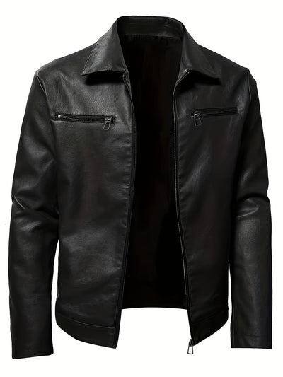 Warrin | Elegant Leather Jacket