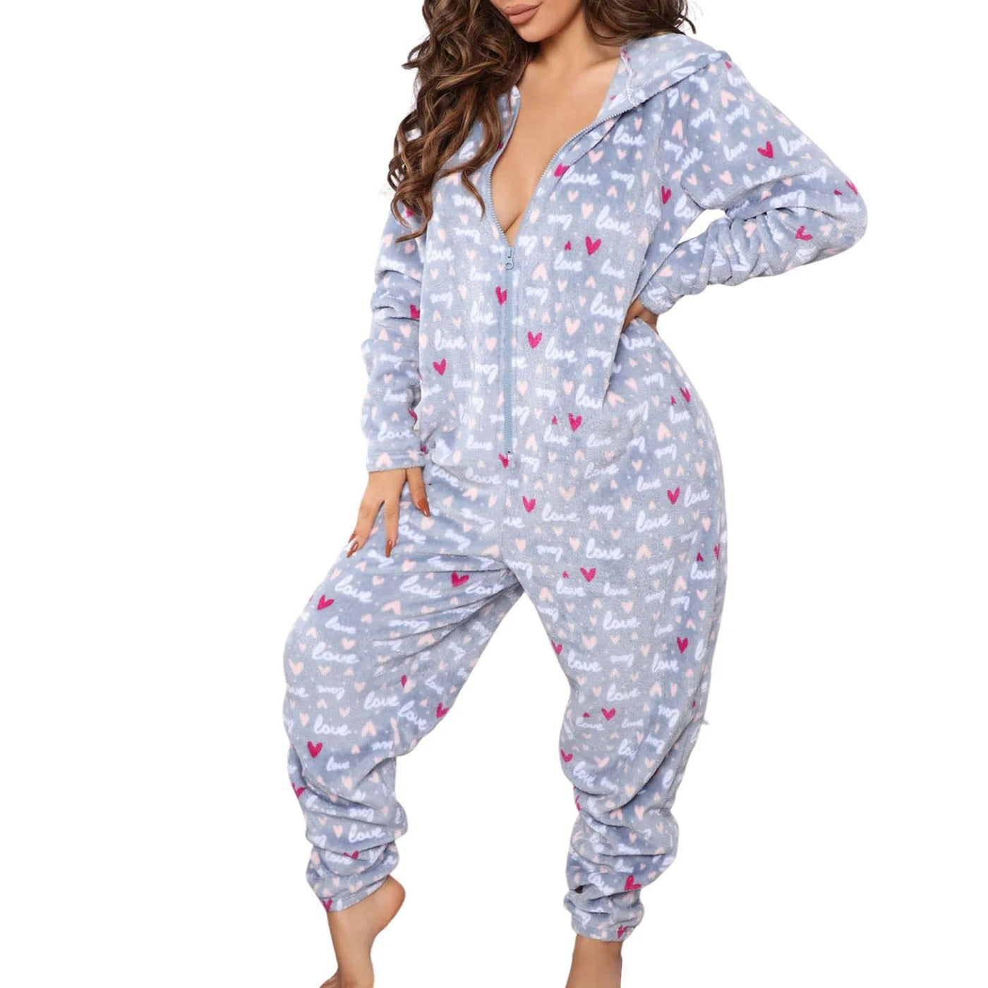 Pamela | Fleece Christmas Jumpsuit