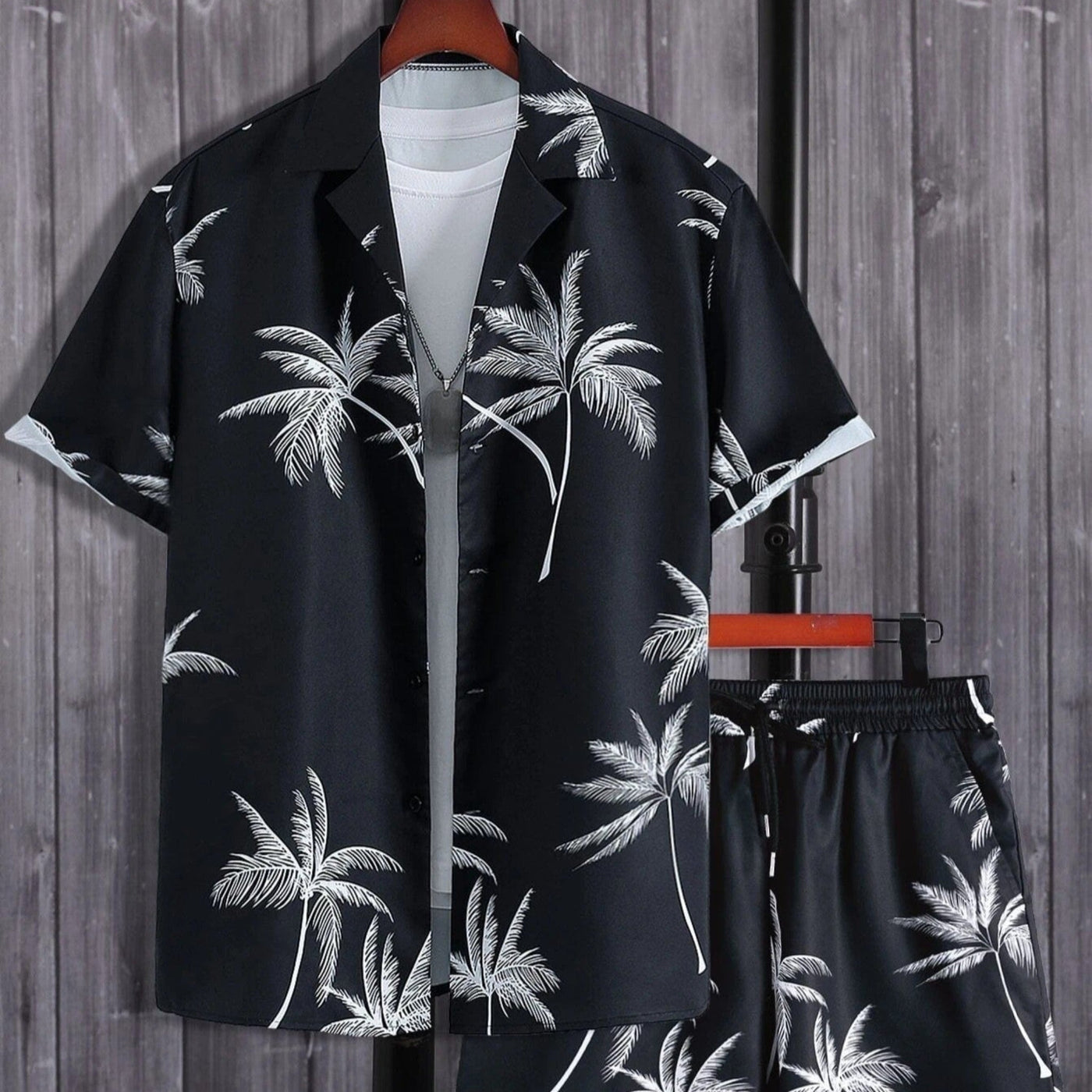 Jorden | Summer Set for Men - Tropical Shirt and Shorts Ensemble 2