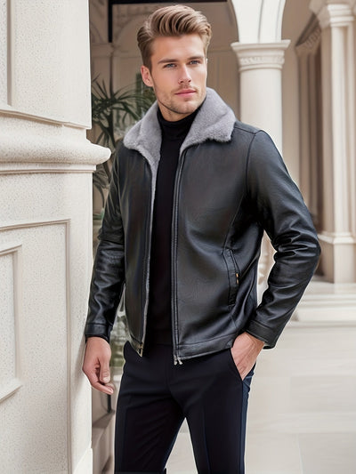 Mark | Comfortable Warm Leather Jacket