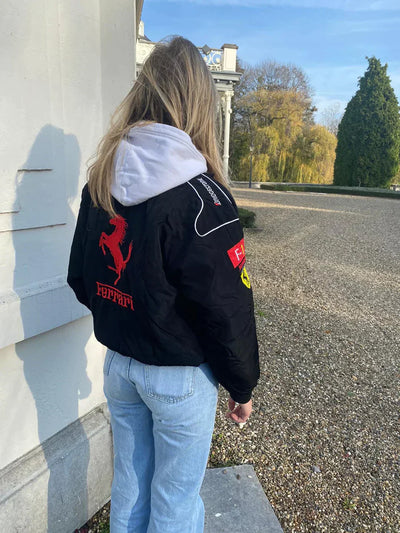 Abby | Sporty Style Ferrari Racer Jacket