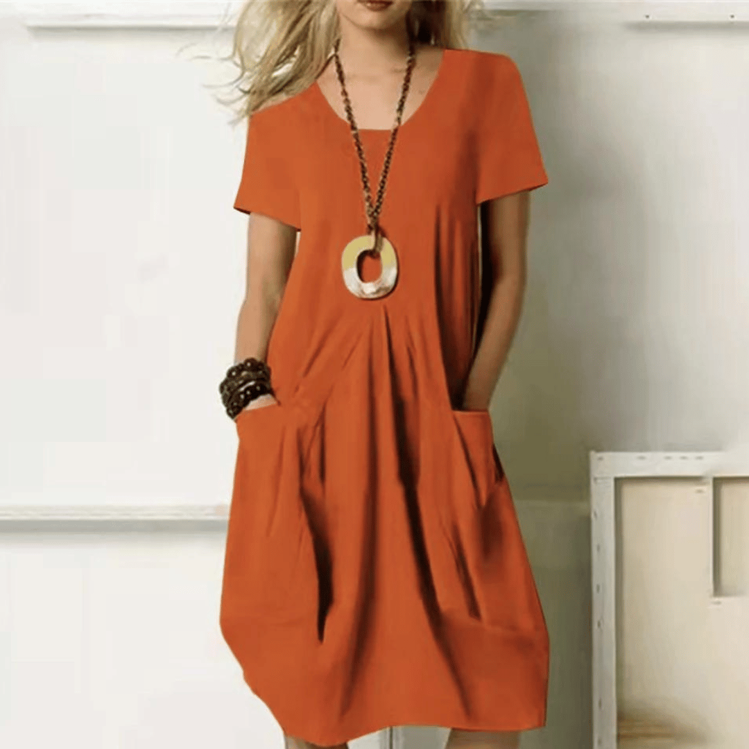 Kayla | Comfortable half-sleeved dress