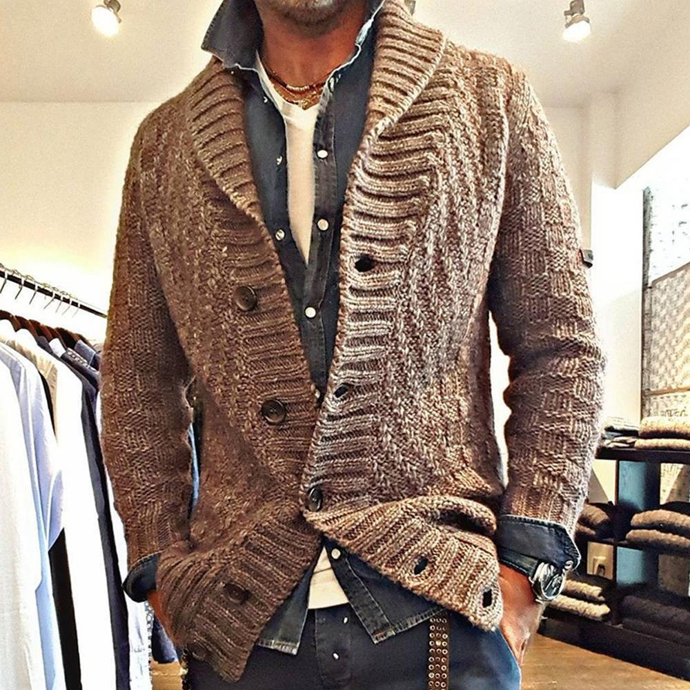 Xavier | COMFORTABLE LAPEL KNIT JACKET