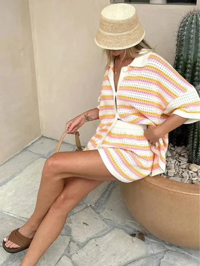 Serena | Womens Knit Lounge Set - Comfortable Knitted Loungewear Set 5