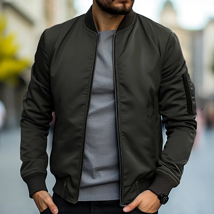 Hayes | Men's Bomber Jacket - Stylish, Lightweight, Versatile-6