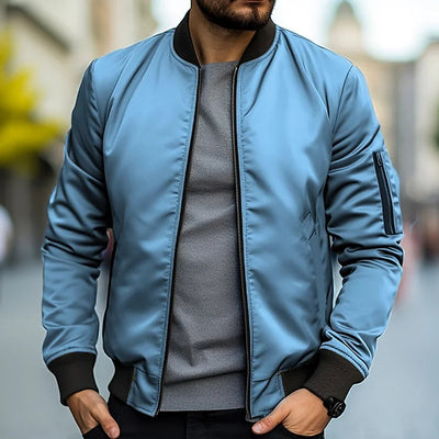 Hayes | Men's Bomber Jacket - Stylish, Lightweight, Versatile-4