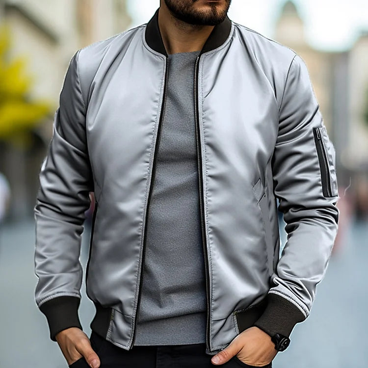 Hayes | Men's Bomber Jacket - Stylish, Lightweight, Versatile-2