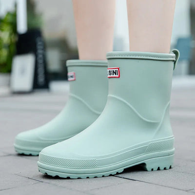 Emily | Trendy semi-high waterproof rain boots