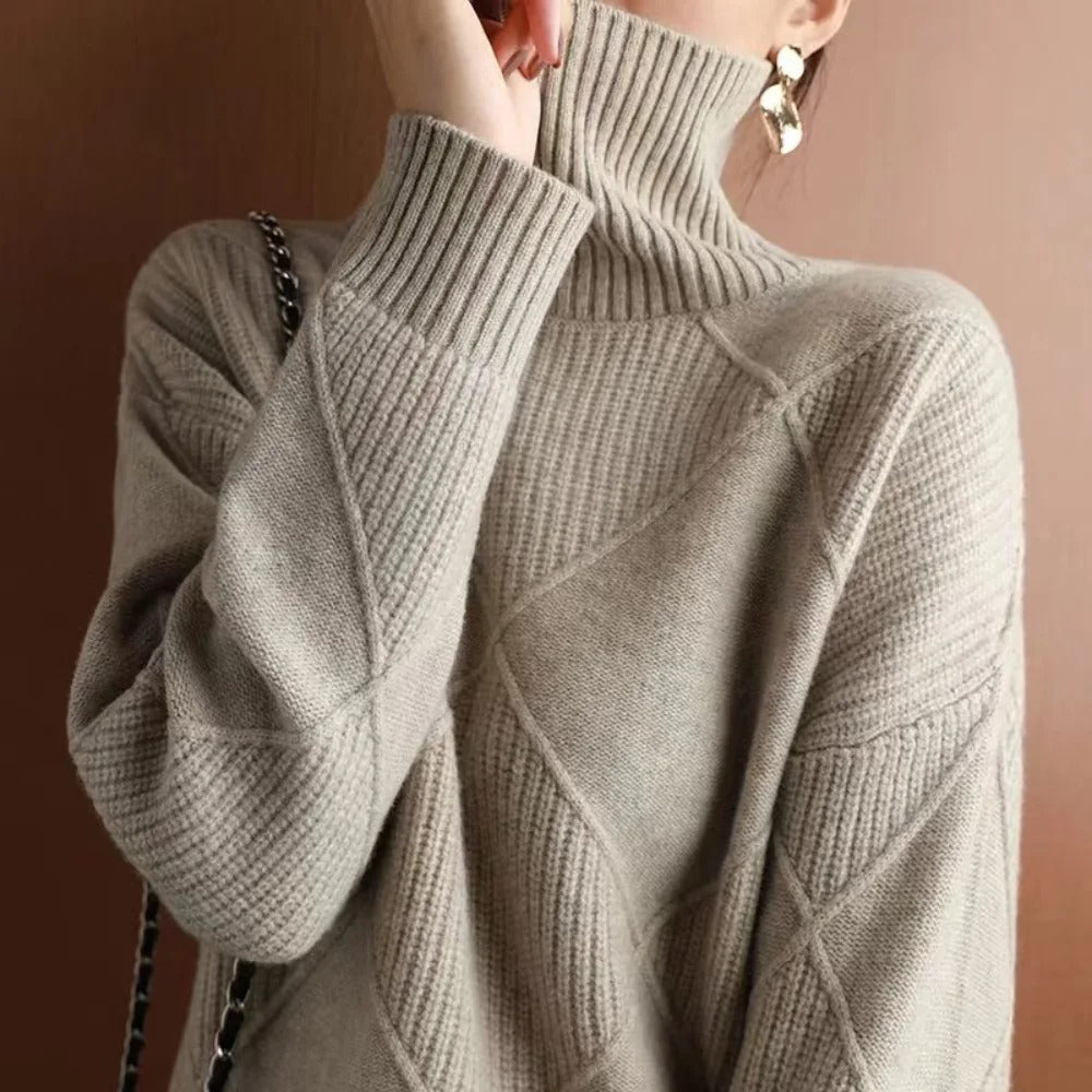 Sienna | Cashmere turtleneck sweater