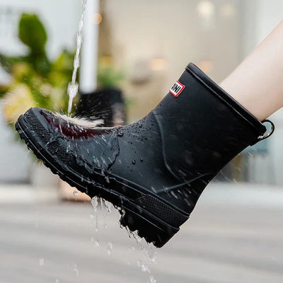 Emily | Trendy semi-high waterproof rain boots