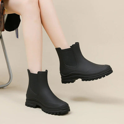 Ruby | Luxury semi-high waterproof rain boots