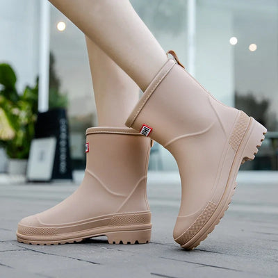 Emily | Trendy semi-high waterproof rain boots