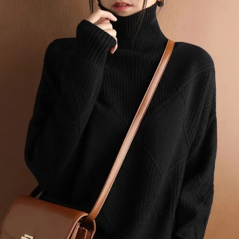 Sienna | Cashmere turtleneck sweater