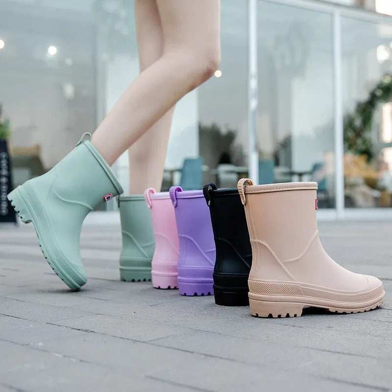 Emily | Trendy semi-high waterproof rain boots