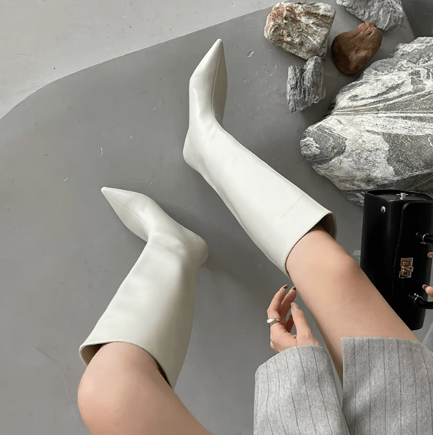 Elegant | Black Knee High Boots for Women 3