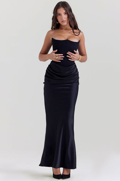 Marina | Elegant strapless corset dress