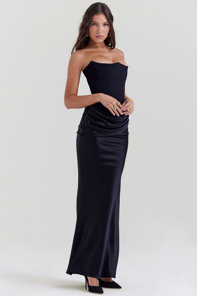 Marina | Elegant strapless corset dress