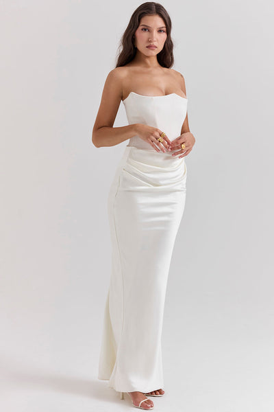 Marina | Elegant strapless corset dress