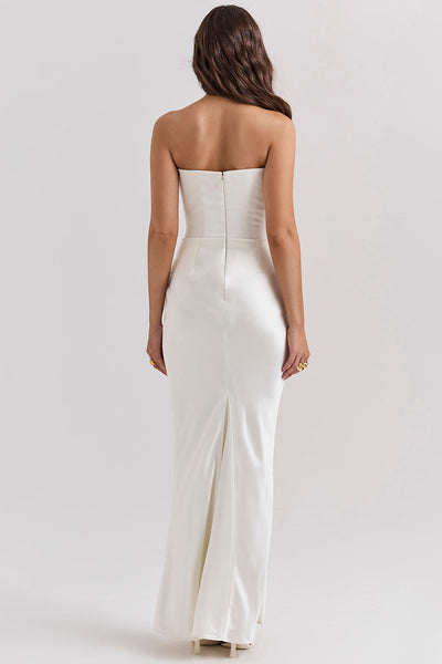 Victoria | Strapless Corset Maxi Dress