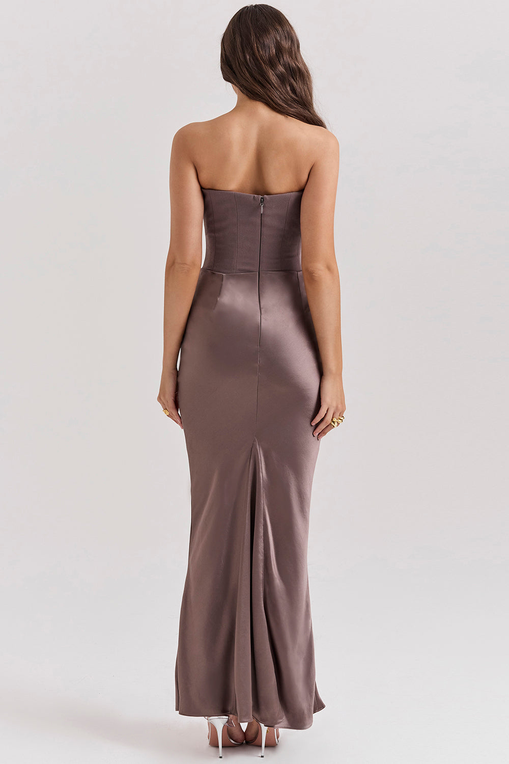 Victoria | Strapless Corset Maxi Dress