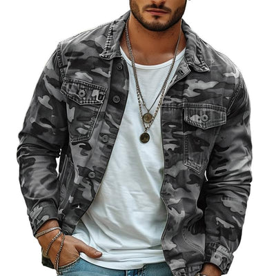 Jasper | Canvas Retro Wear Lapel Jacket