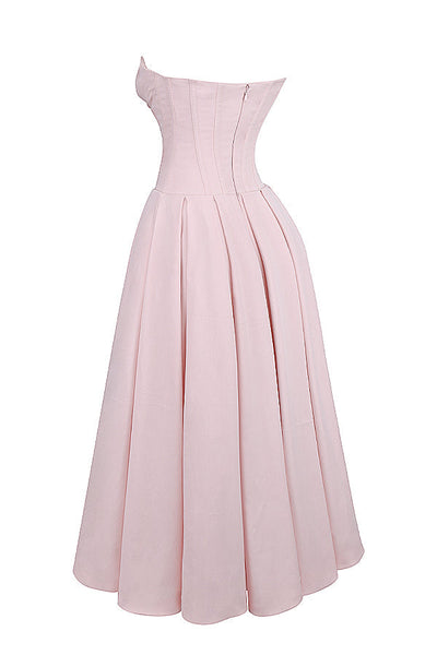 Isla | Ballerina strapless midi dress