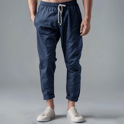 Aaron | Casual Linen Trousers