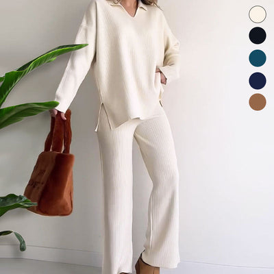 Alexis | Stylish V-neck two-piece jumpsuits