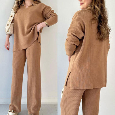 Alexis | Stylish V-neck two-piece jumpsuits