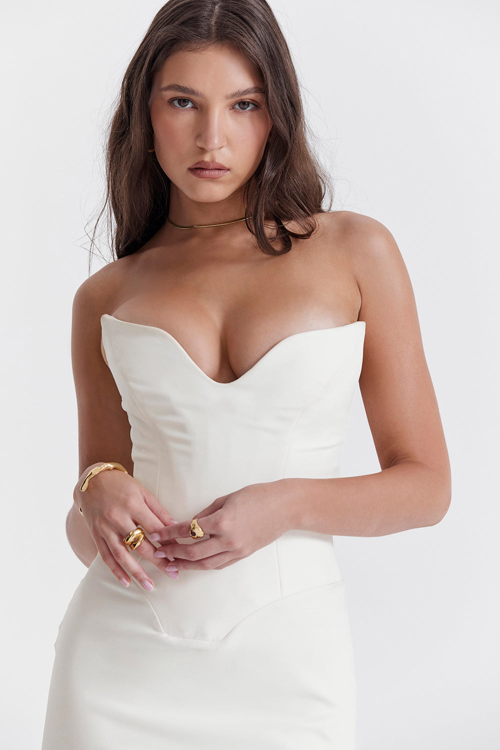 Emma | Strapless Corset Dress