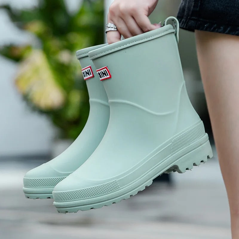 Emily | Trendy semi-high waterproof rain boots