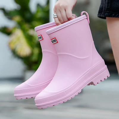 Emily | Trendy semi-high waterproof rain boots