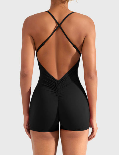 Eden | Sleeveless V-Back Jumpsuits