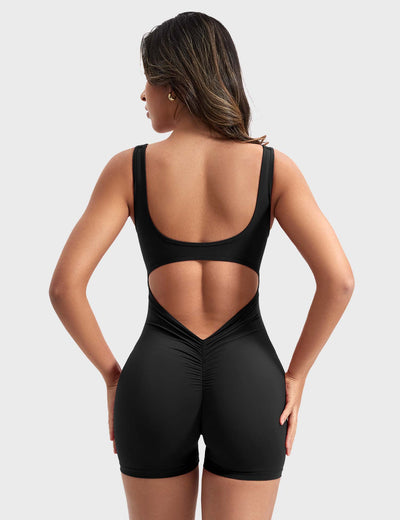 Arabella | Trendy one-piece suit with V-back