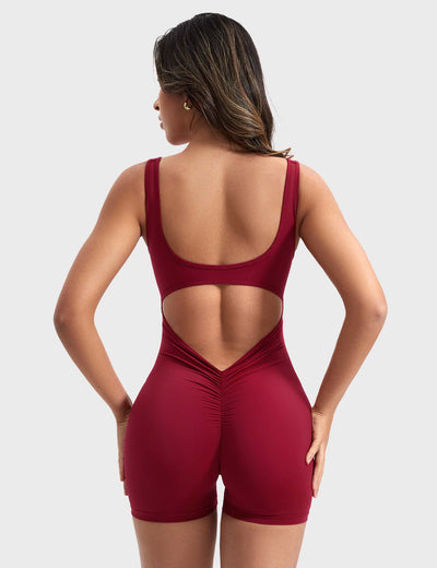 Arabella | Trendy one-piece suit with V-back