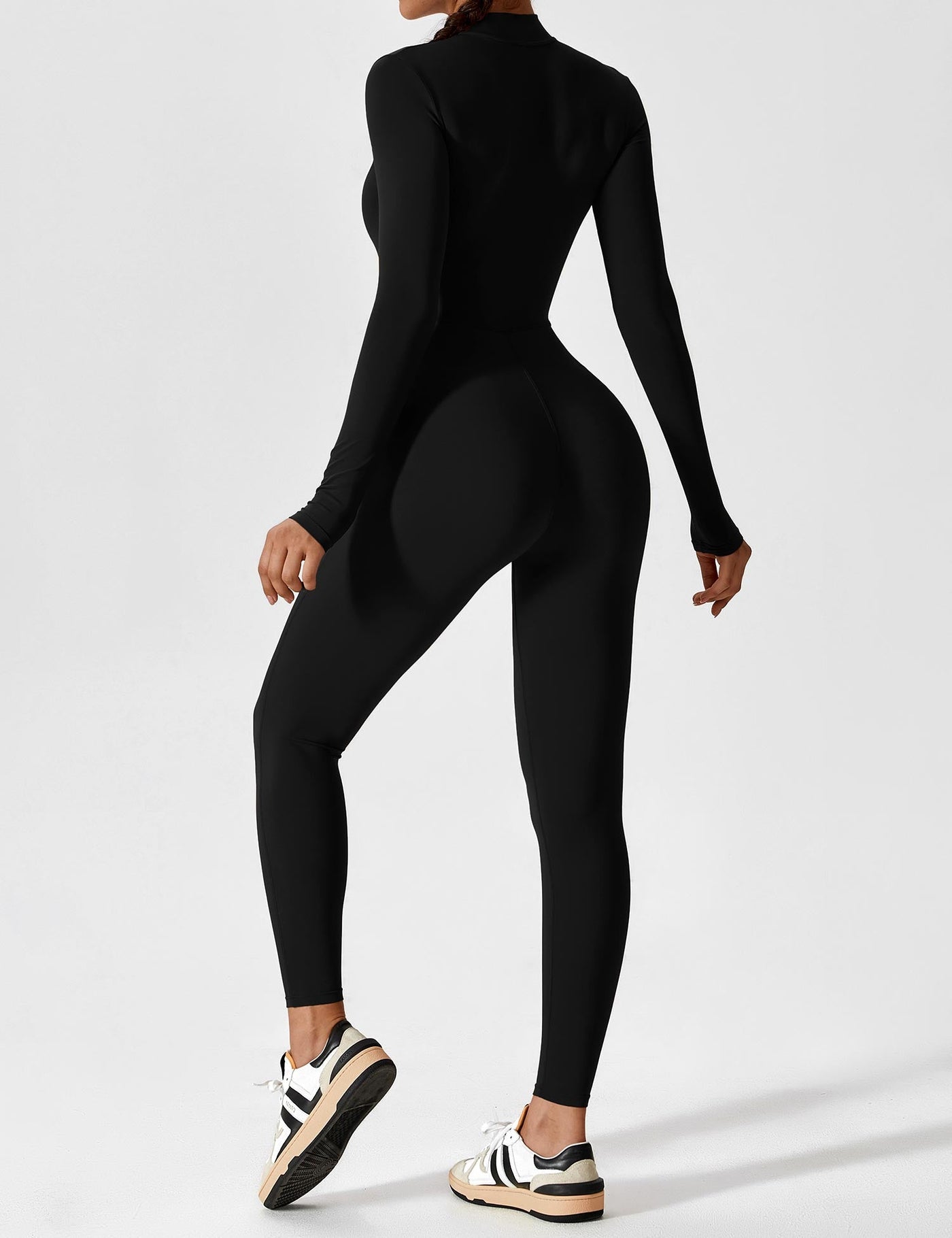 Aurora | Fleece Long Sleeve Zipper Jumpsuit