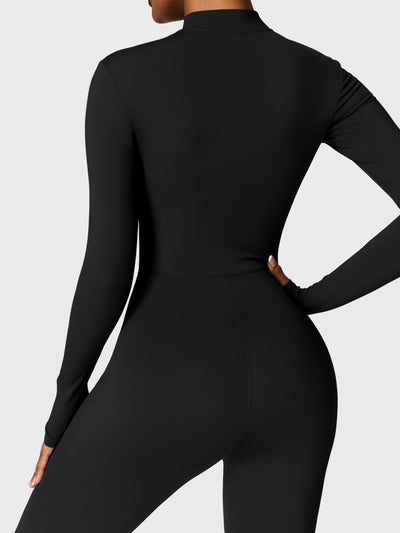 Aurora | Fleece Long Sleeve Zipper Jumpsuit