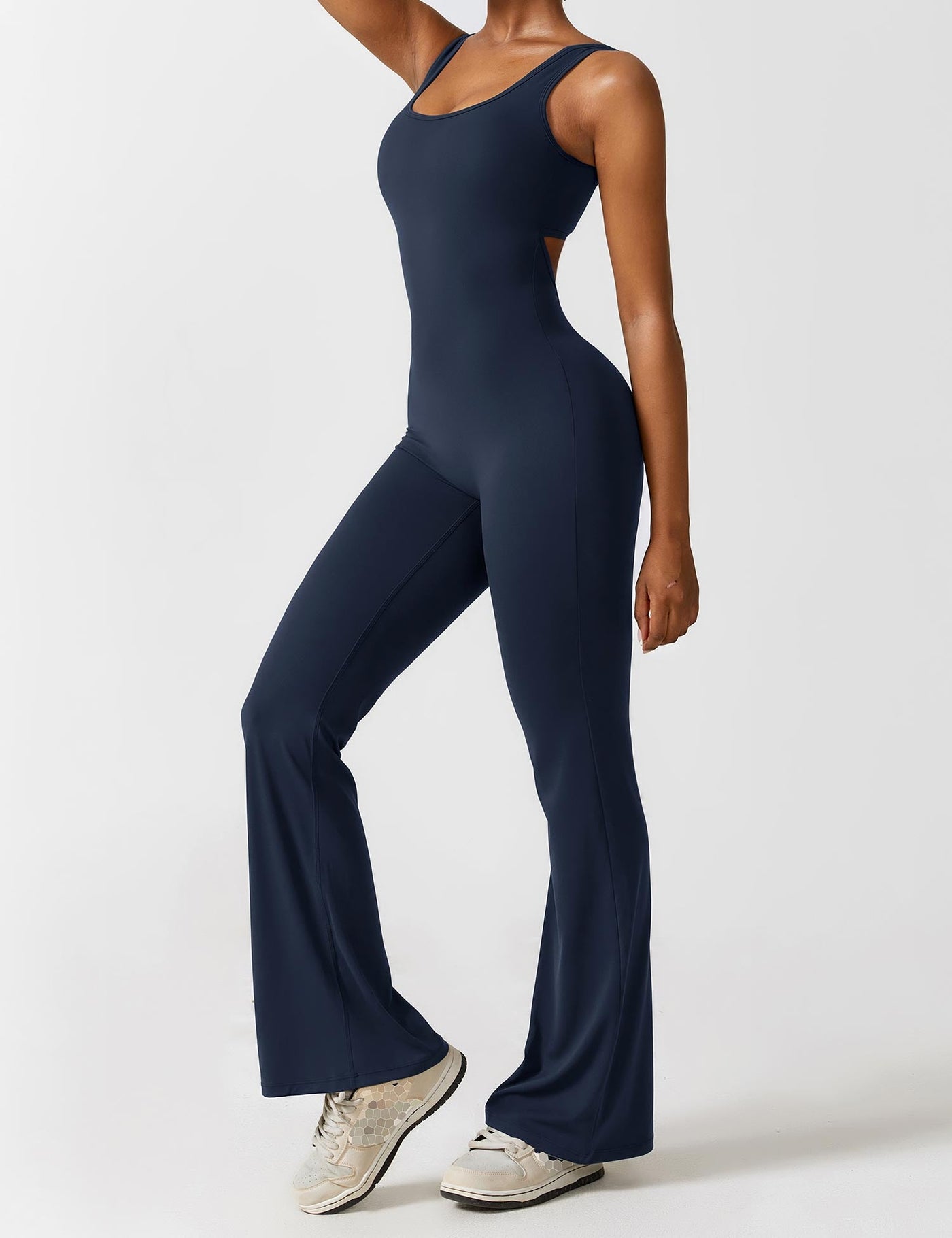 Georgia | Elegant V-Back Jumpsuit