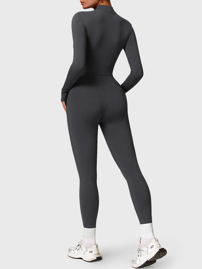 Aurora | Fleece Long Sleeve Zipper Jumpsuit