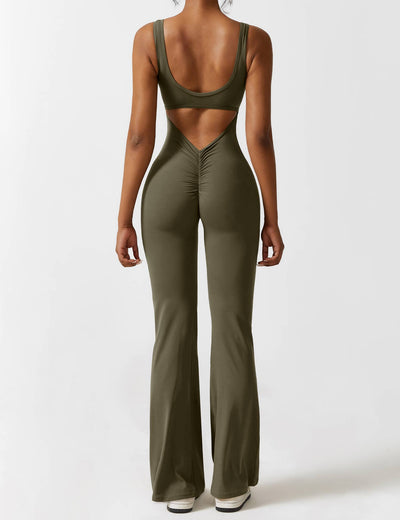 Georgia | Elegant V-Back Jumpsuit