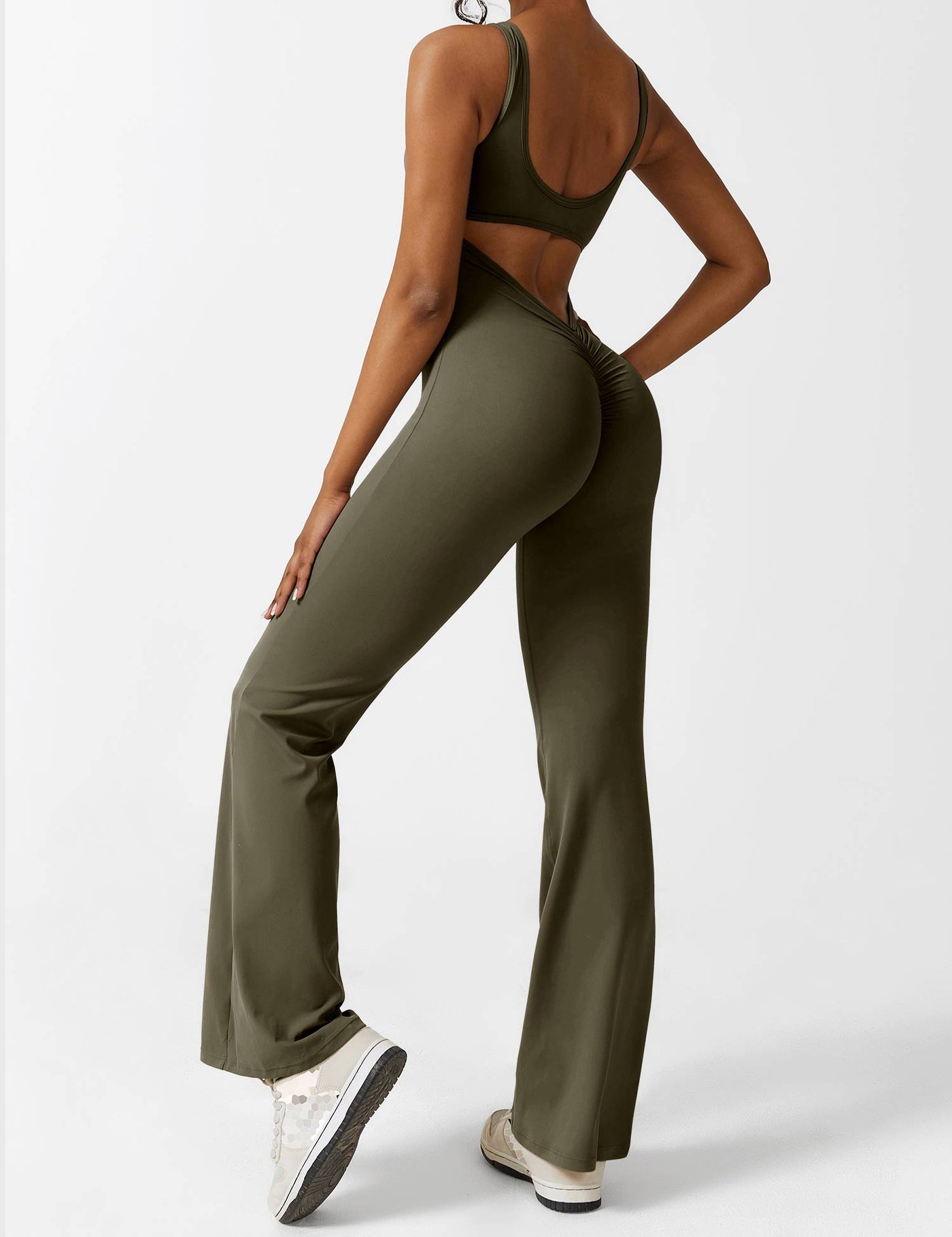 Georgia | Elegant V-Back Jumpsuit