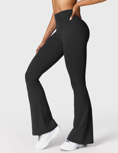 Tessa | Stylish V-back Flare Leggings