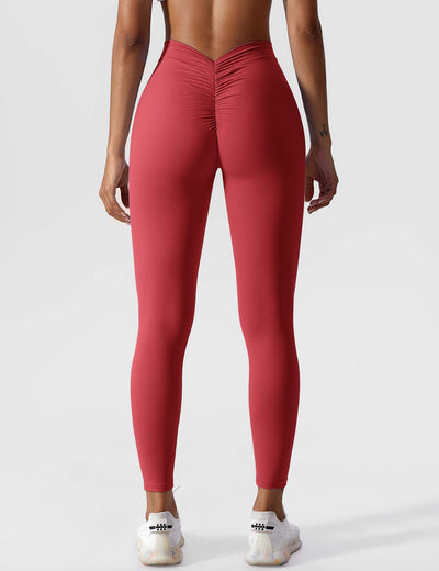 Hazel | Modern V-back Ruched Leggings