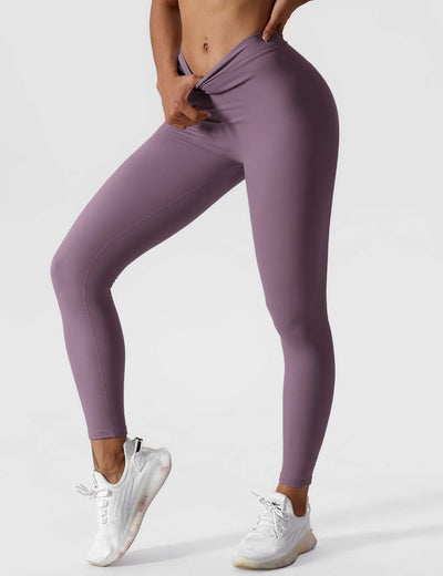 Hazel | Modern V-back Ruched Leggings