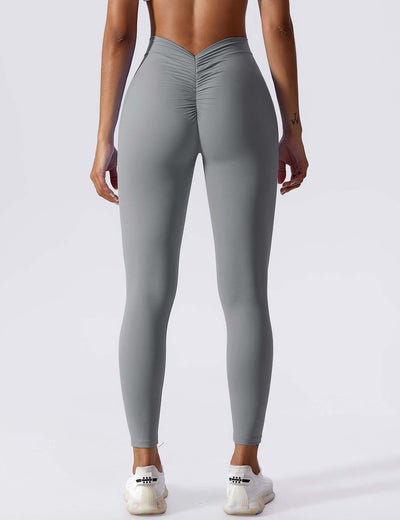 Hazel | Modern V-back Ruched Leggings