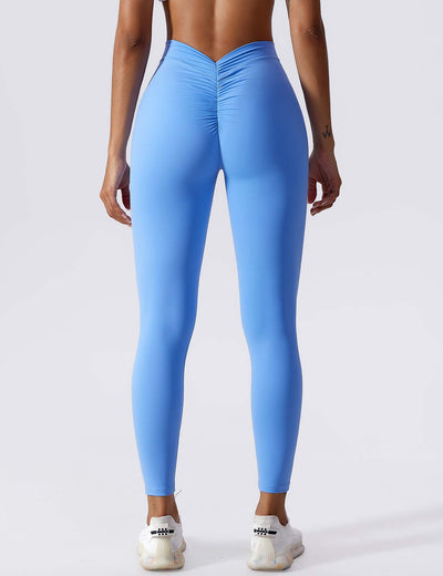 Hazel | Modern V-back Ruched Leggings