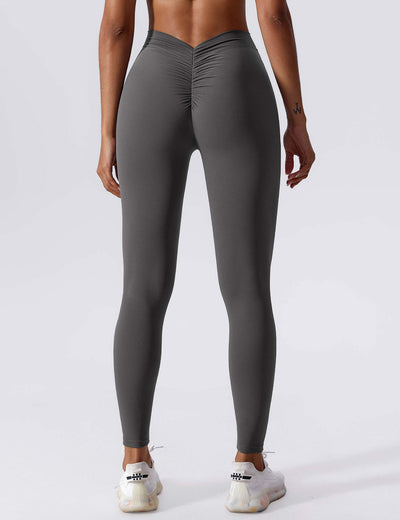 Hazel | Modern V-back Ruched Leggings