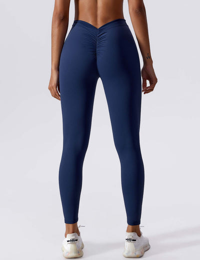 Hazel | Modern V-back Ruched Leggings