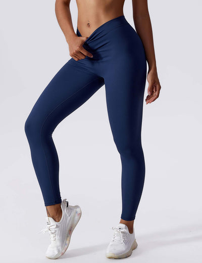 Hazel | Modern V-back Ruched Leggings