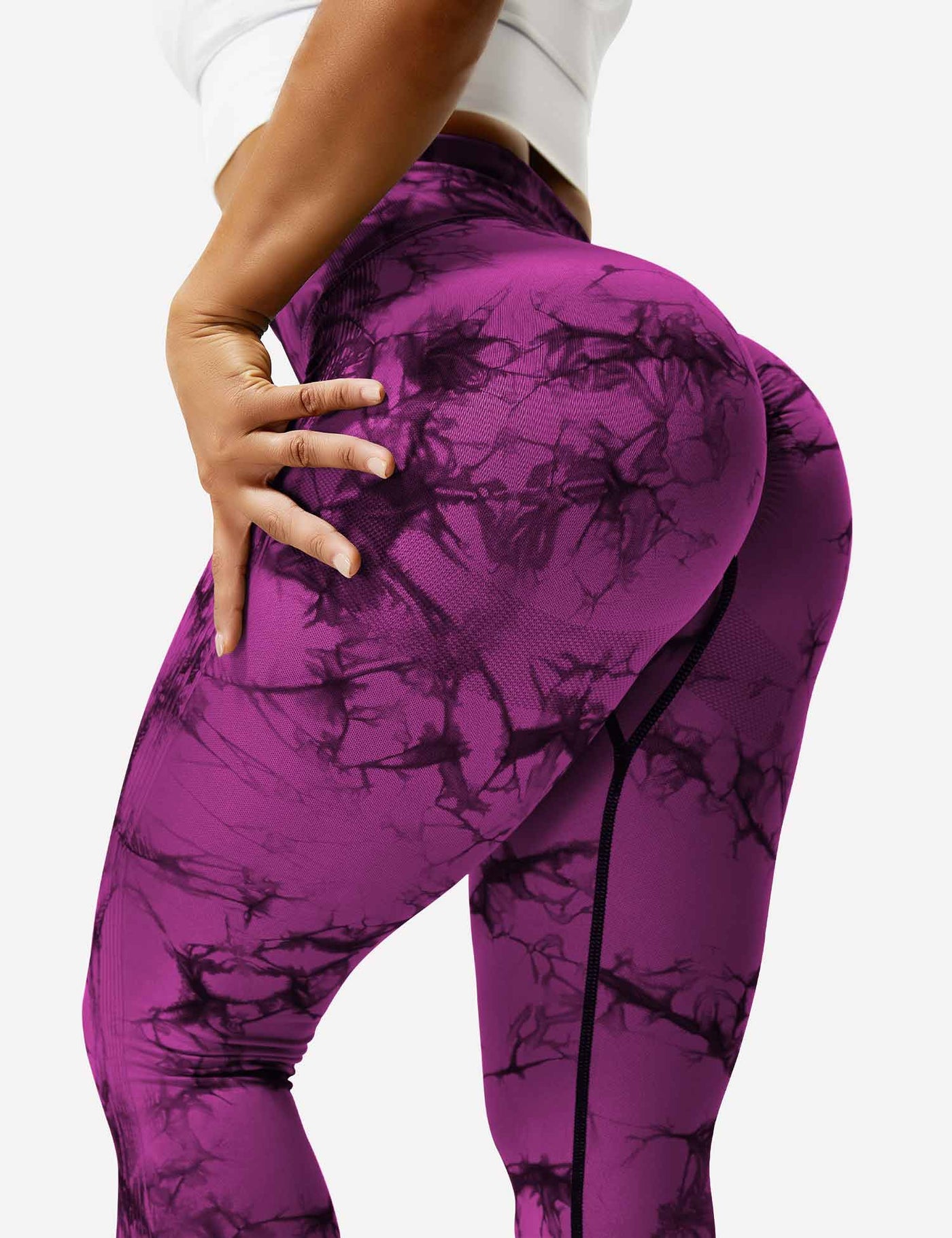 Violet | Soft And Professional Tie Dye Leggings